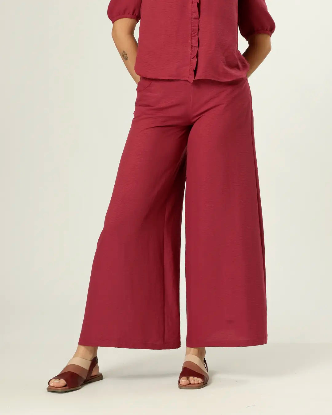 CALÇA FARTURA - VINHO