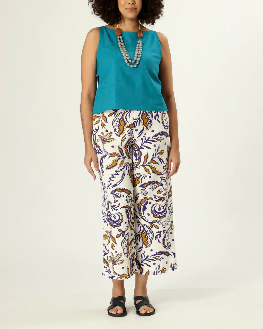 CALÇA GUAPURUVU - CASHMIRE FLORAL