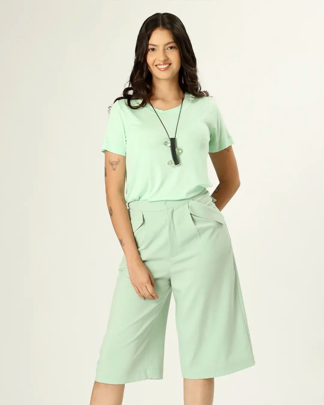 CAMISETA RETA - MENTA