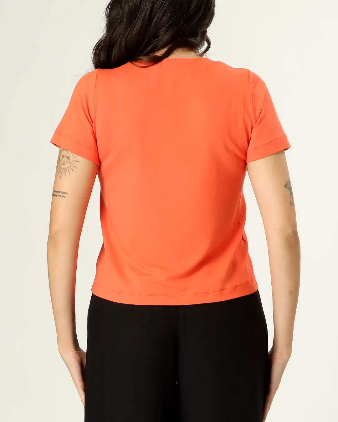 CAMISETA RETA - CORAL