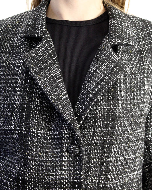 Blazer Clássico - Tweed Chumbo