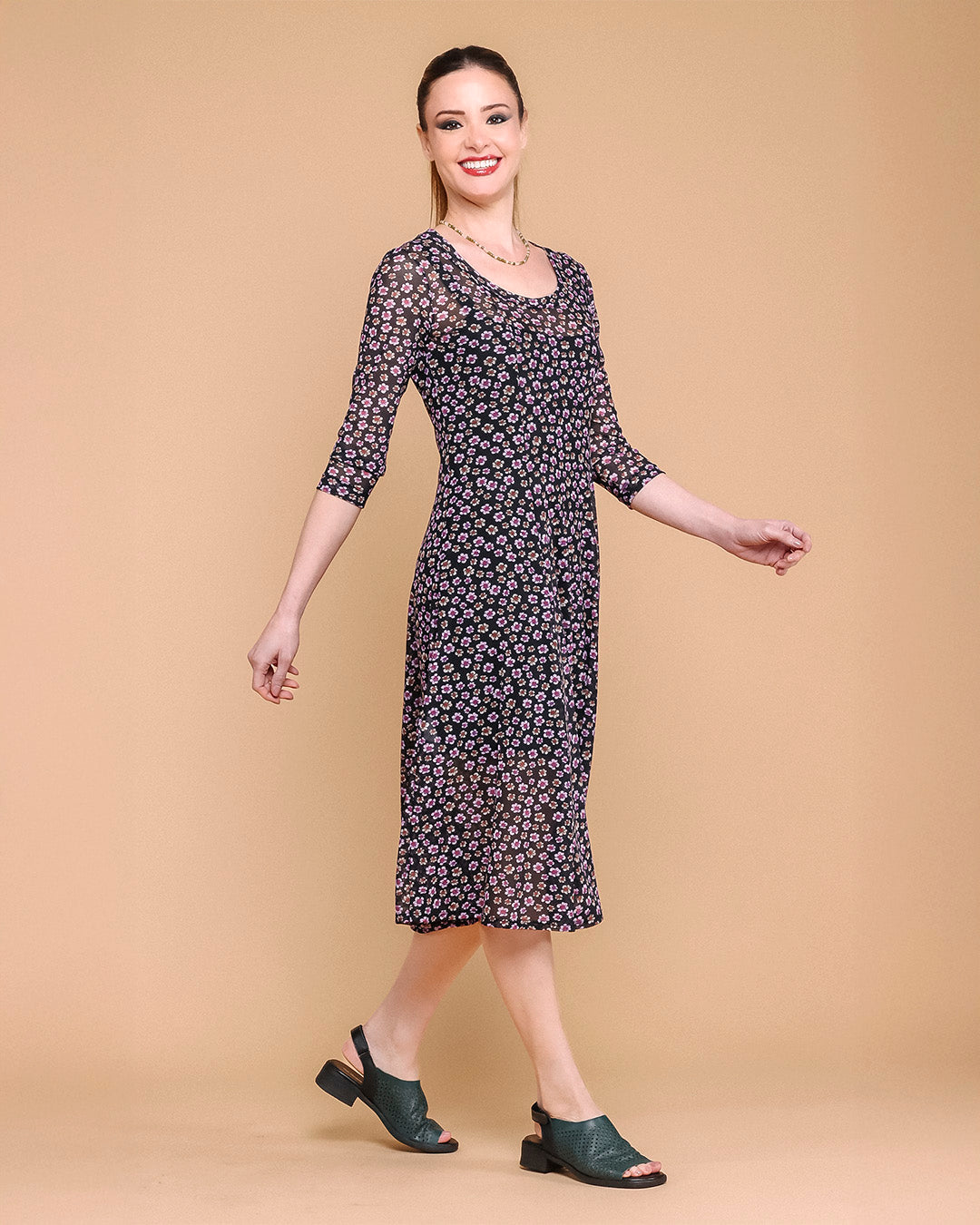 Vestido Twist Plus - Tule floral