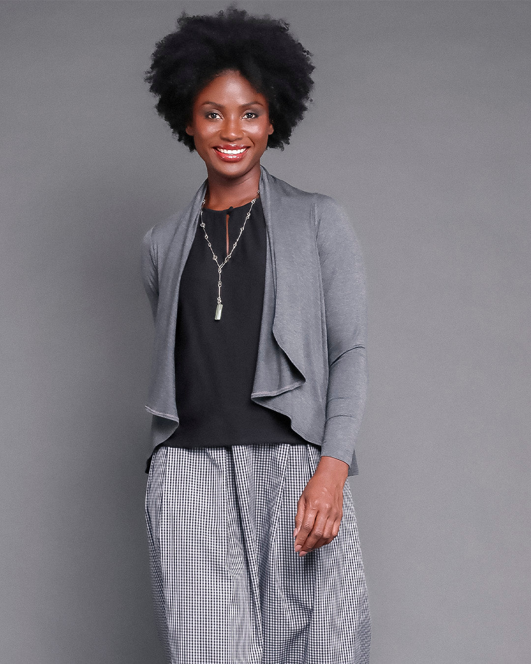 Saia Carinho - xadrez Vichy