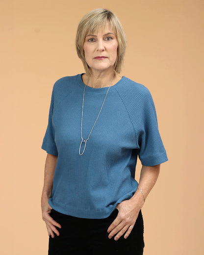 Blusa Raglã - Cobalto