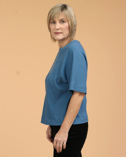 Blusa Raglã - Cobalto