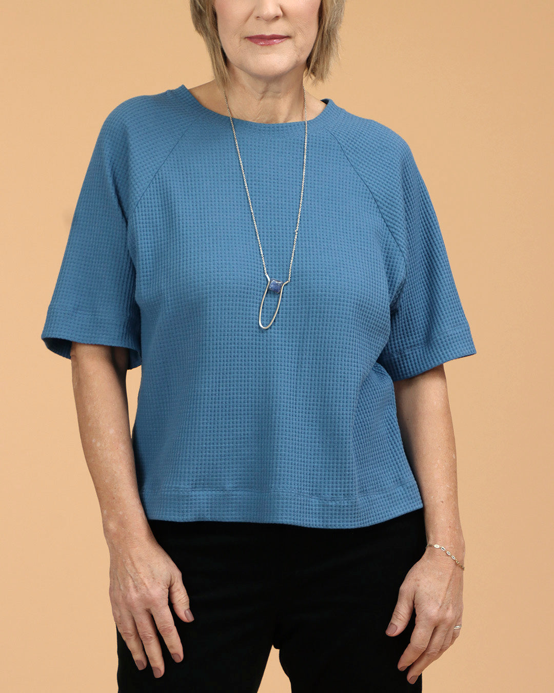 Blusa Raglã - Cobalto