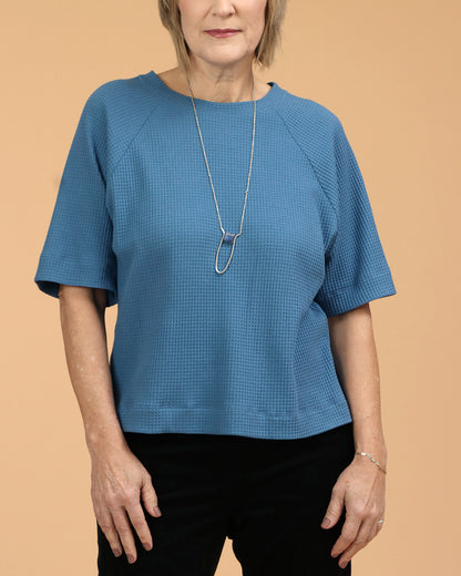 Blusa Raglã - Cobalto