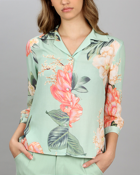 CAMISA AÇAÍ - FLOR CARIBE