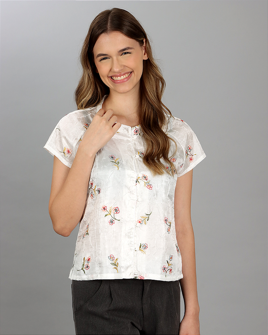 BLUSA XICA PLUS - BORDADO