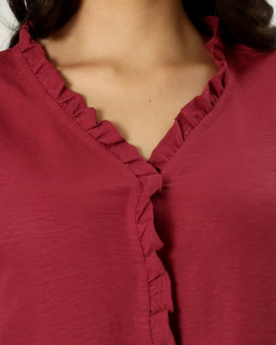 BLUSA BALCÃO - VINHO