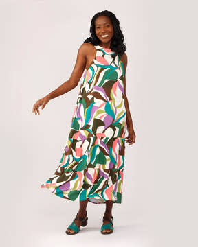 VESTIDO PÁSSARO - ABSTRATO