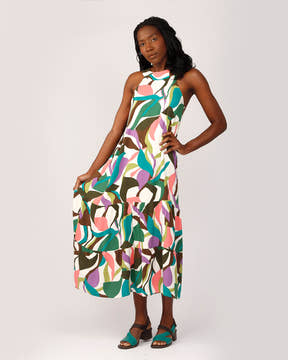 VESTIDO PÁSSARO - ABSTRATO