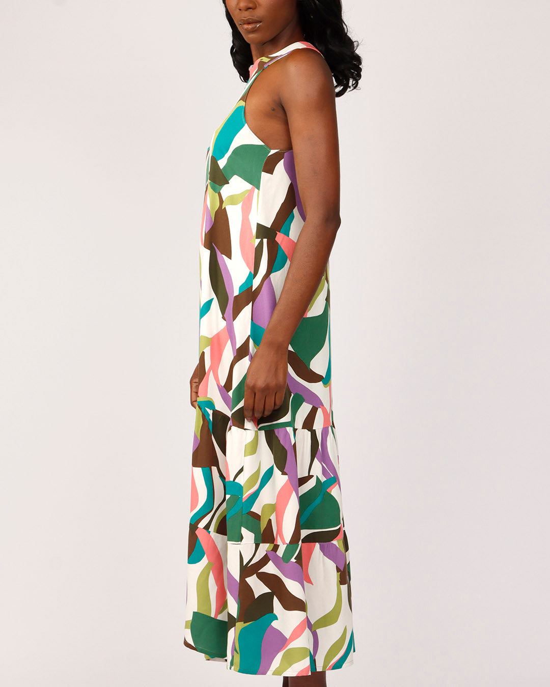 VESTIDO PÁSSARO - ABSTRATO