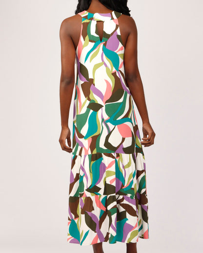 VESTIDO PÁSSARO - ABSTRATO