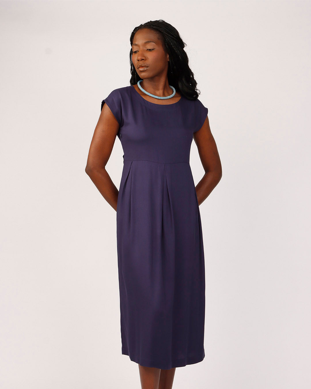 VESTIDO NÚCLEO - BLUEBERRY