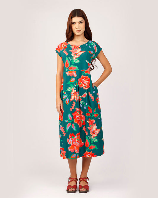 VESTIDO NÚCLEO - ESTAMPA FLORAL
