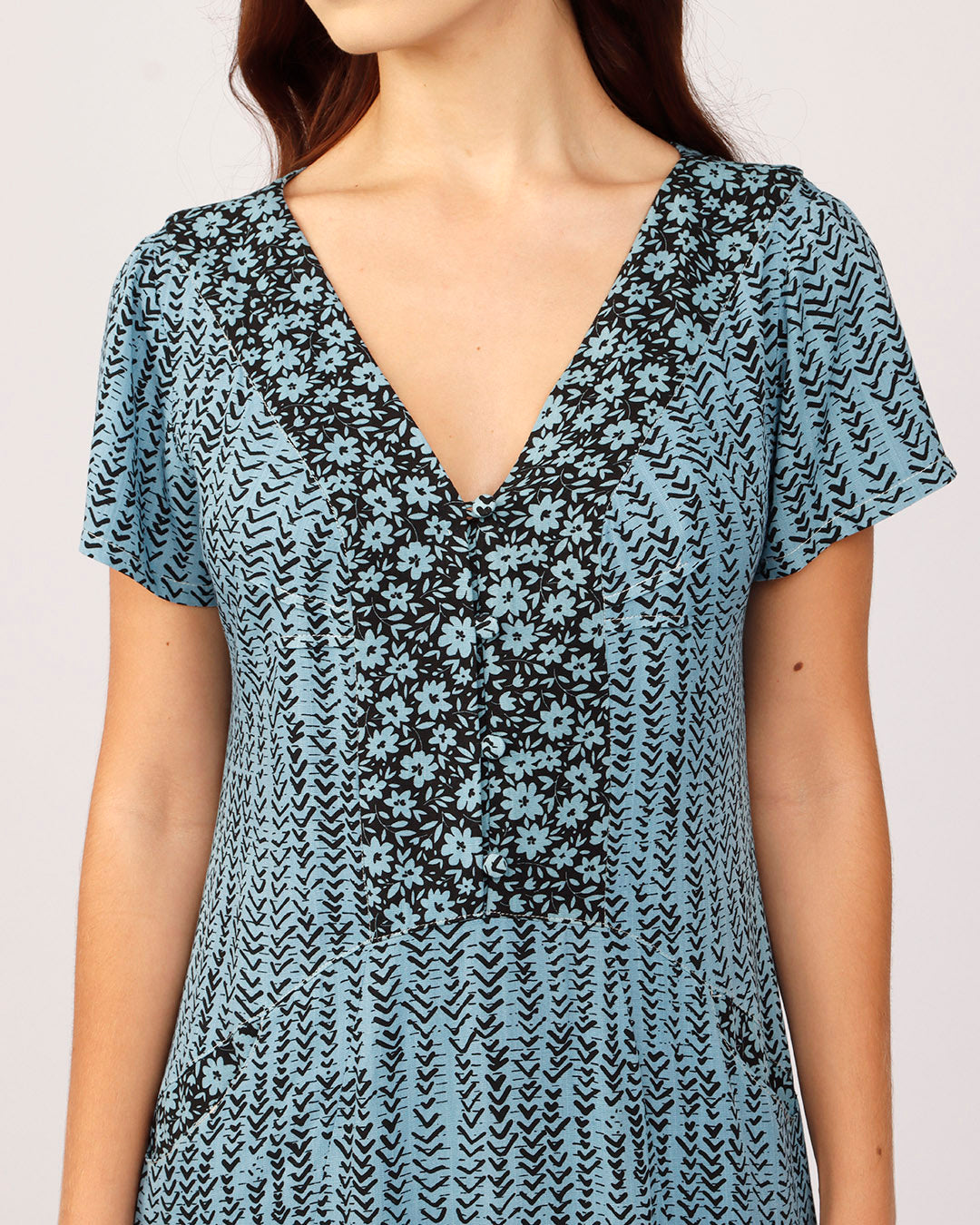 VESTIDO ITÁLIA - ESCAMAS AZUL