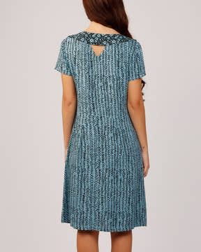 VESTIDO ITÁLIA - ESCAMAS AZUL