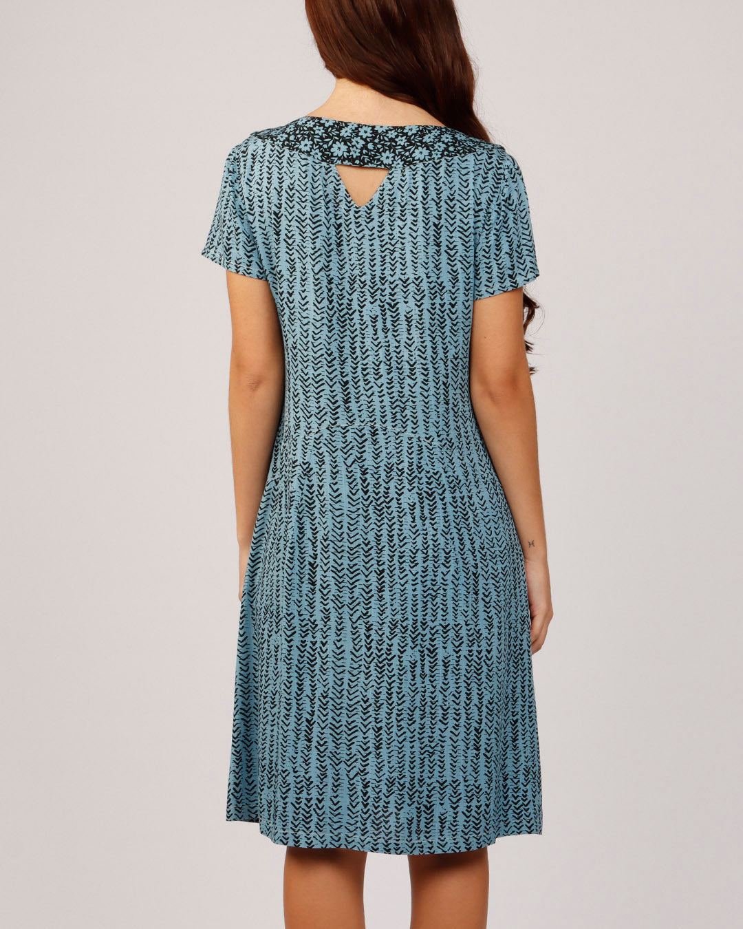 VESTIDO ITÁLIA - ESCAMAS AZUL