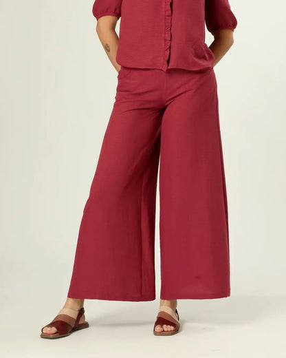 CALÇA FARTURA - VINHO