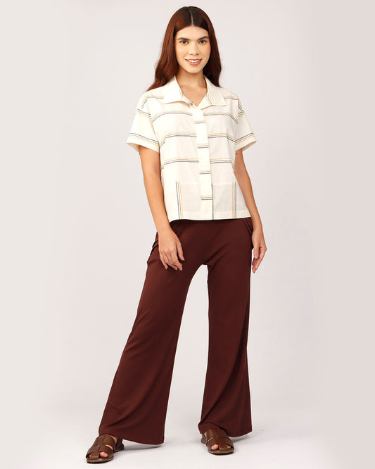 CALÇA ALVORADA - CAFÉ