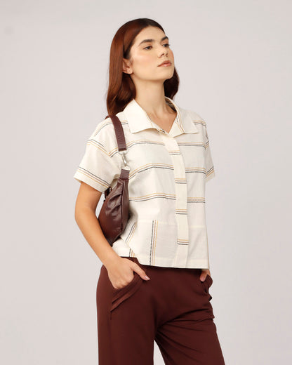 CAMISA VULCÃO - LINHAS BORDADAS