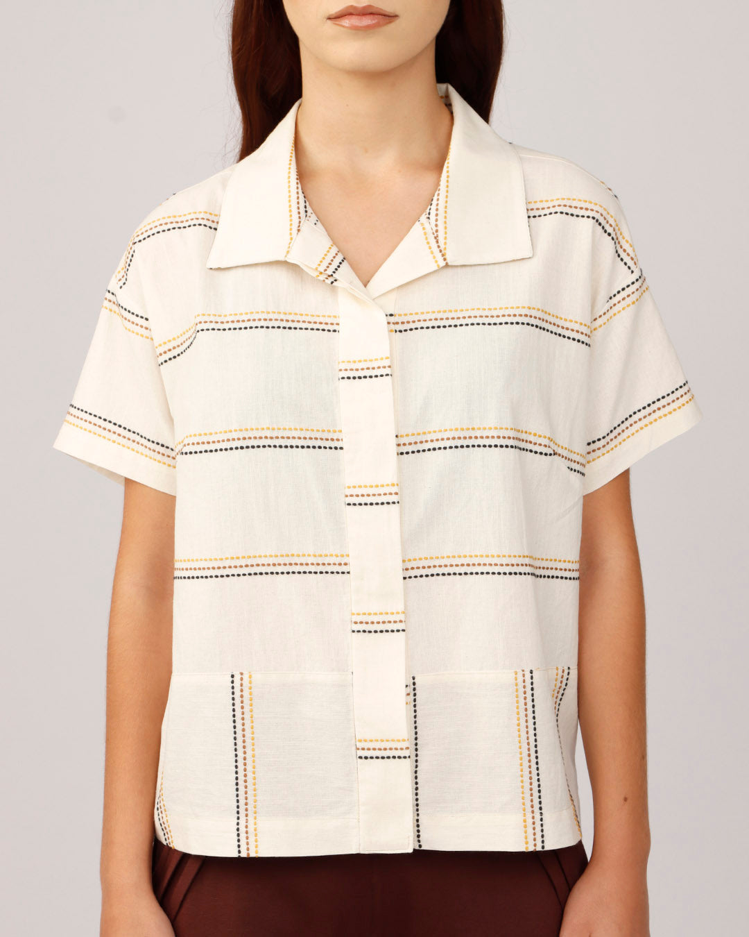 CAMISA VULCÃO - LINHAS BORDADAS