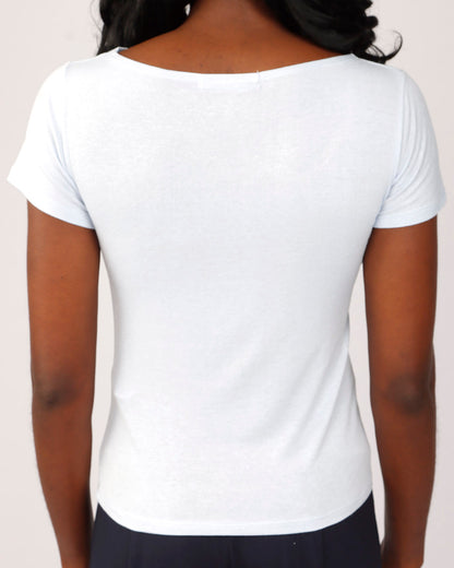 CAMISETA PINHÃO - CELESTE