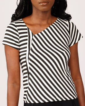 CAMISETA PINHÃO -  LISTRA P&B