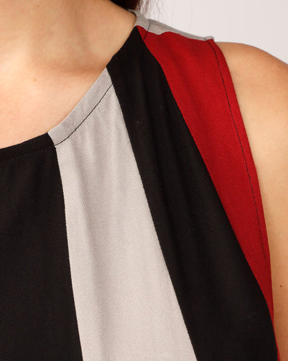 REGATA TRINCA - PRETO/CINZA/VINHO