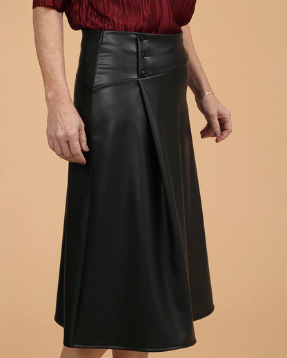 Saia Anel - Black Leather