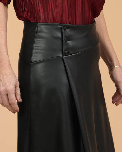 Saia Anel - Black Leather