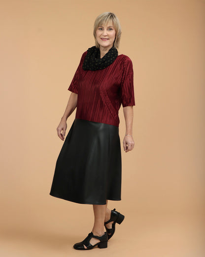 Saia Anel - Black Leather