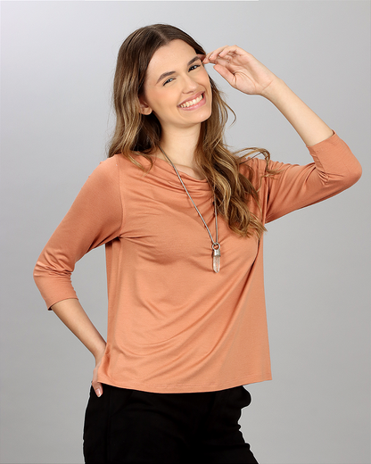 CAMISETA NEW BASIC - CHÁ