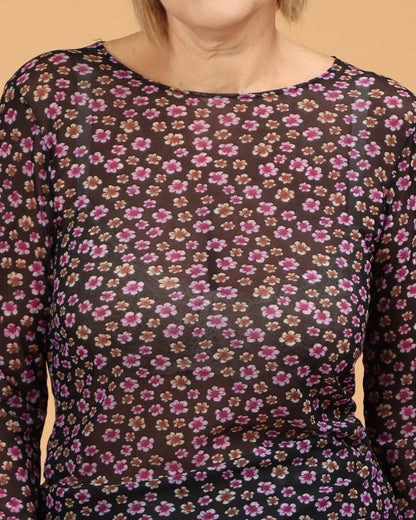 Camiseta Girassol manga longa - Tule Floral