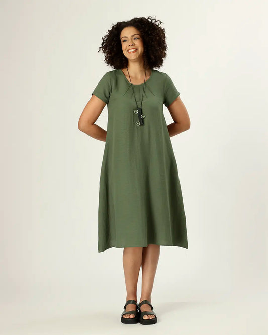 VESTIDO BRASIL - VERDE EUCALIPTO