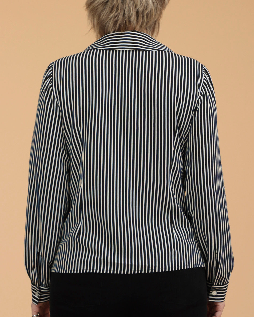 Camisa Transpa - Listrado P&B