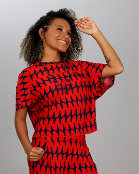 CAMISETA ASA - GRÁFICO VERMELHO