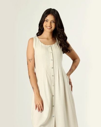 VESTIDO PARANÁ - OFF WHITE