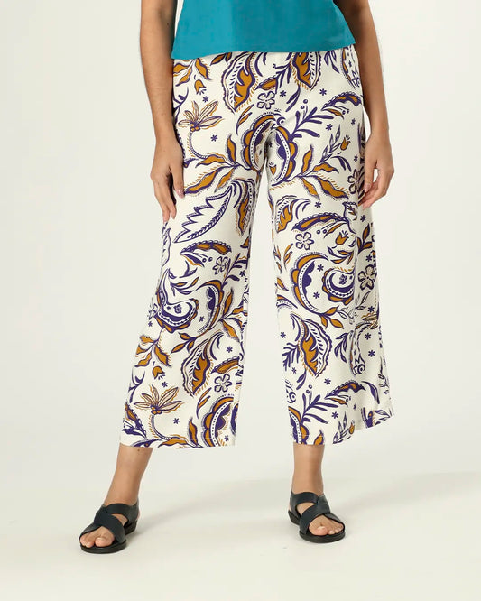 CALÇA GUAPURUVU - CASHMIRE FLORAL