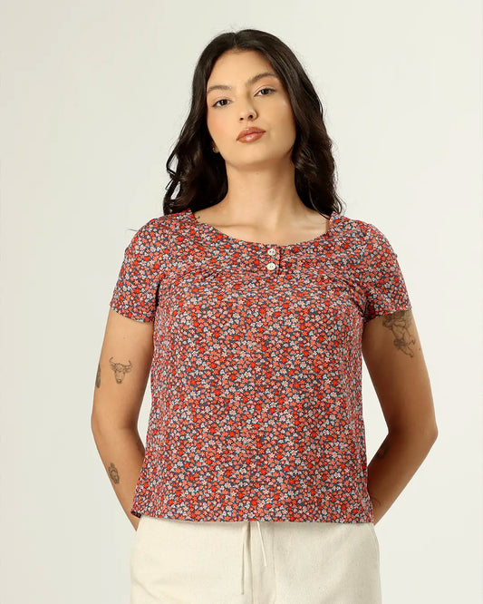 BLUSA TIPUANA - ESTAMPADO FLORAL