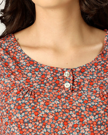 BLUSA TIPUANA - ESTAMPADO FLORAL