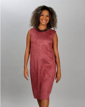 VESTIDO AMIGAS - BORDÔ