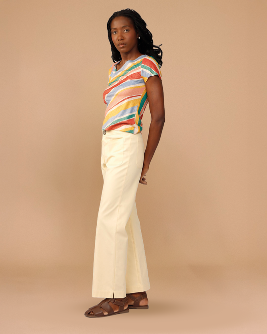 CALÇA SEVEN - CREME