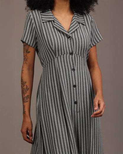 Vestido Gaúcho - Cinza mescla