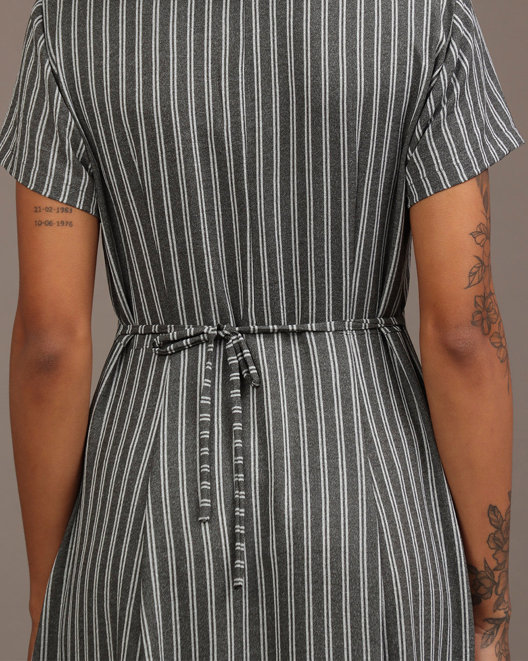 Vestido Gaúcho - Cinza mescla