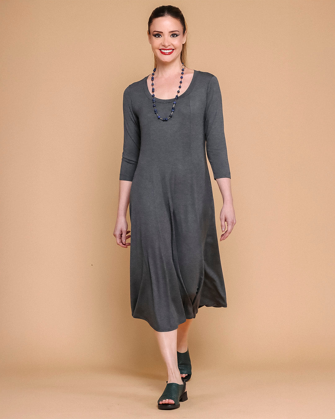 Vestido Twist Plus - Chumbo