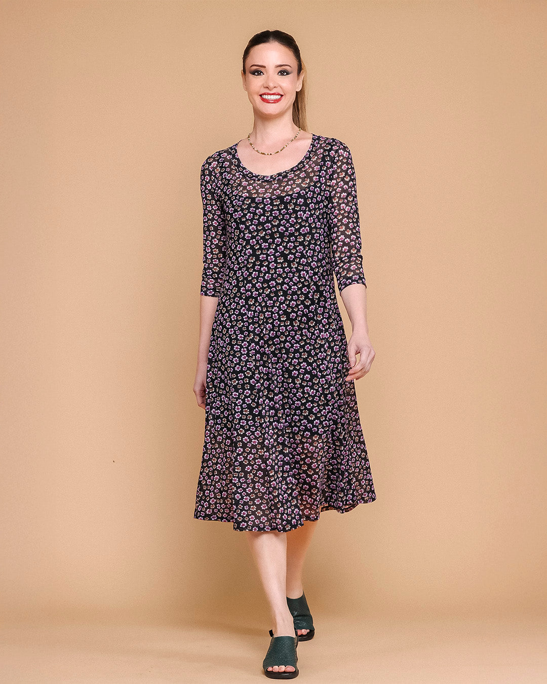 Vestido Twist Plus - Tule floral