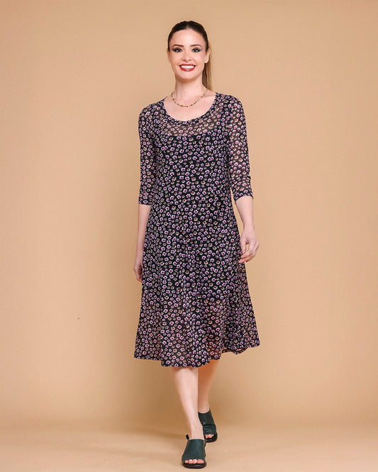 Vestido Twist Plus - Tule floral