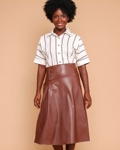 Camisa Margarida- Creme